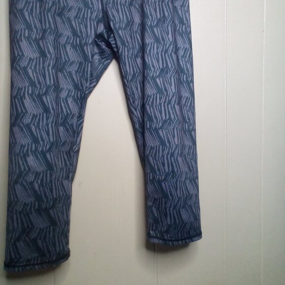 Everlast Cropped Leggings M Athletic Active Gray Pink Patterned - Picture 7 of 13